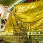 Yangon-Head of reclining buddha